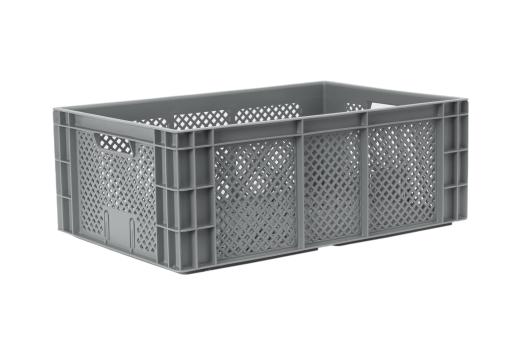 Stacking box Richess 220 2 grey 600 x 400 x 223 mm 