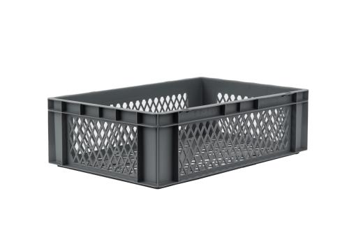 Stacking box Dina 175 3 grey 600 x 400 x 175 mm 