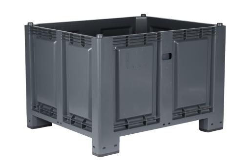 Grand Bac Rigide Noco 2185 2 gris foncé 1200 x 1000 x 830 mm 