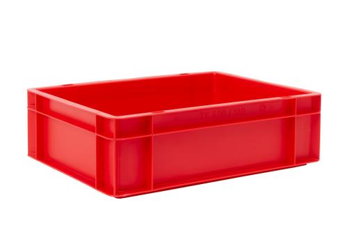 Stacking box Band 120 1 red 400 x 300 x 120 mm 