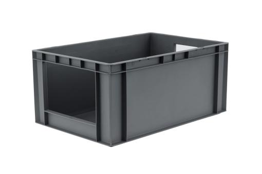 Stacking box Dina 270 4 grey 600 x 400 x 270 mm 